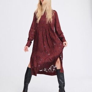 Rag & Bone Rubie Floral Burnout Dress